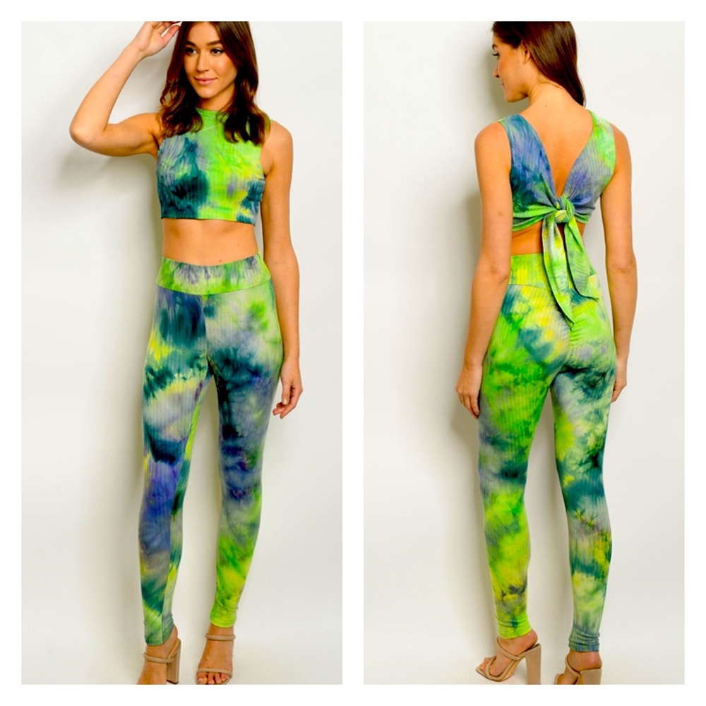 Tie Dye Leggings Set